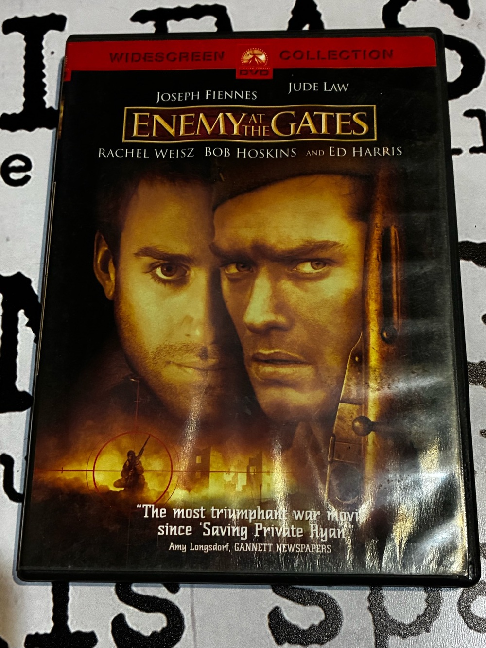 Enemy at the Gates (Widescreen Collection) DVD - Black/Gold
